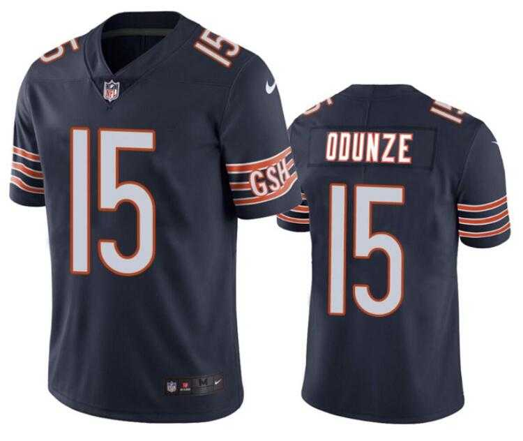 Men & Women & Youth Chicago Bears #15 Rome Odunze Navy 2024 Draft Vapor Stitched Football Jersey,We sell and wholesale Men & Women & Youth Chicago Bears #15 Rome Odunze Navy 2024 Draft Vapor Stitched Football Jersey on line form chian!